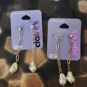 Claire's Earring Drop 2 SET